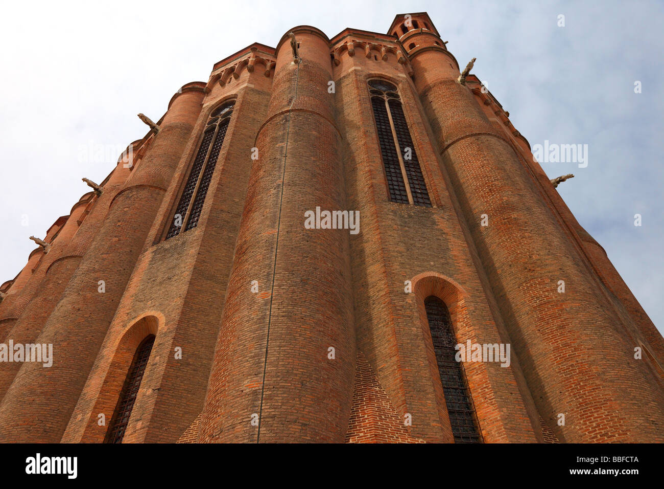 Gotische Kathedrale Saint Cecile Albi Tarn-Languedoc-Roussillon-Frankreich Stockfoto