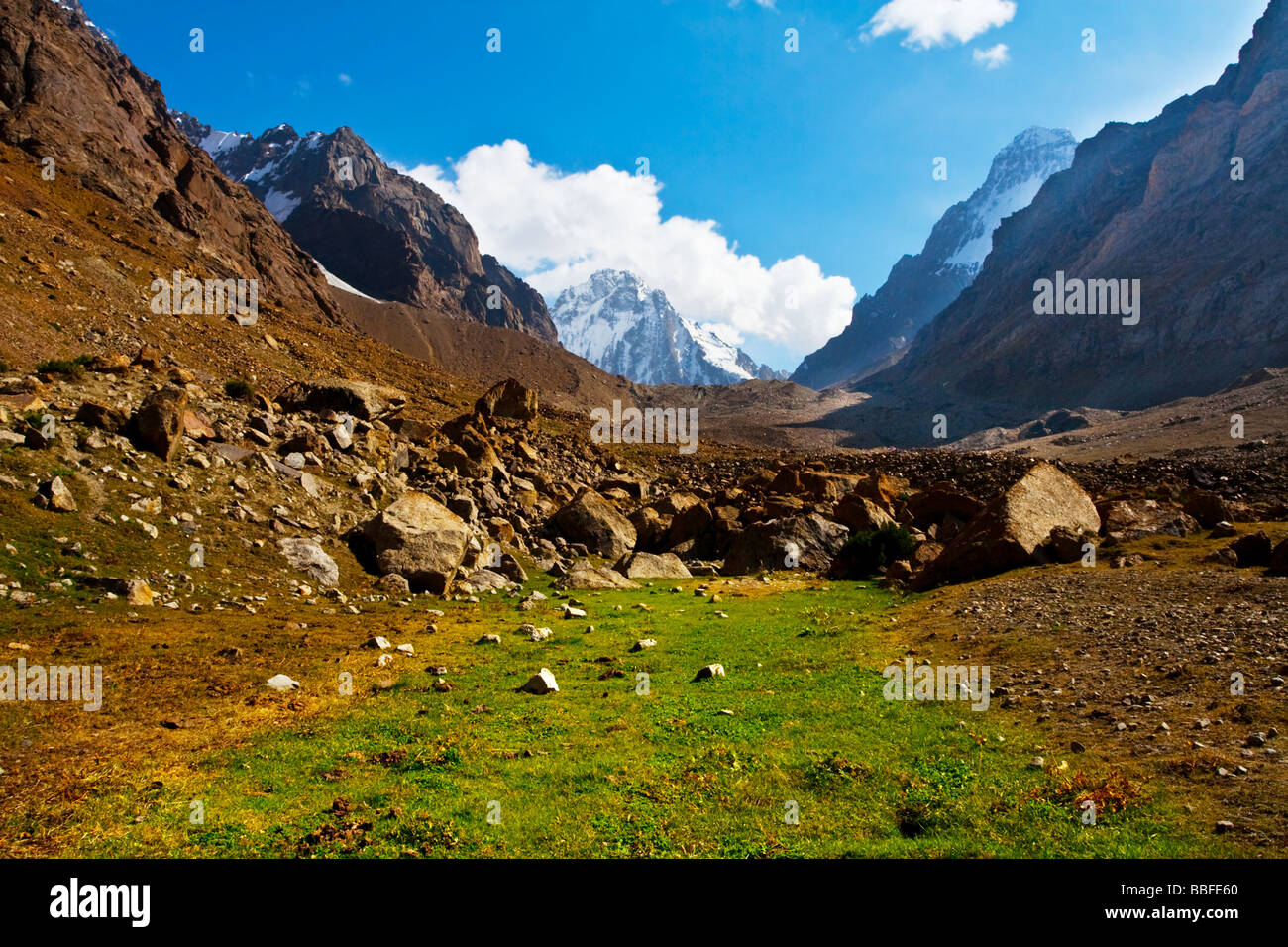 Berge Gipfel Stockfoto