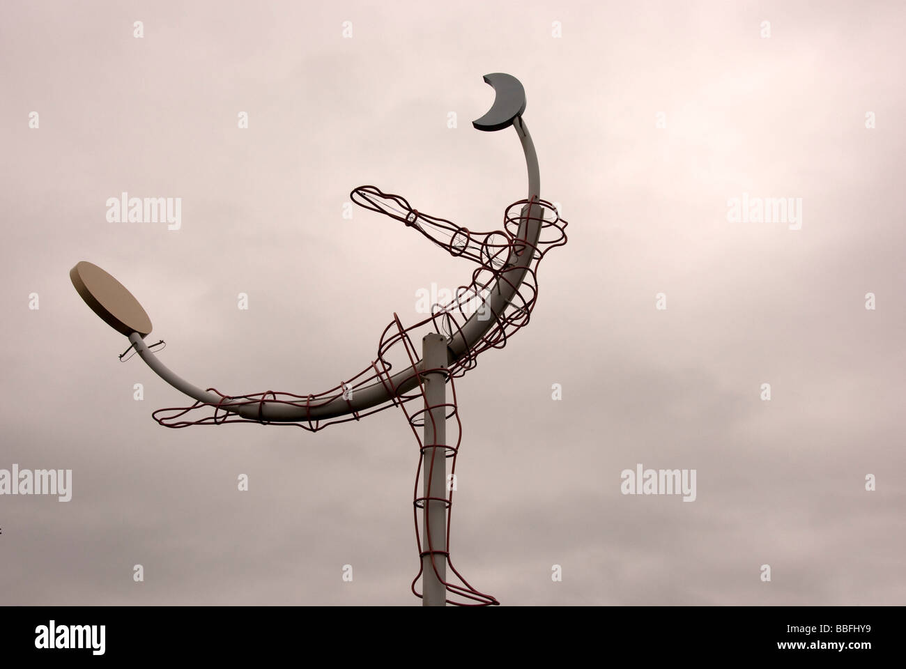 Die himmlischen Navigator Glasgow Prestwick Flughafen Stockfoto