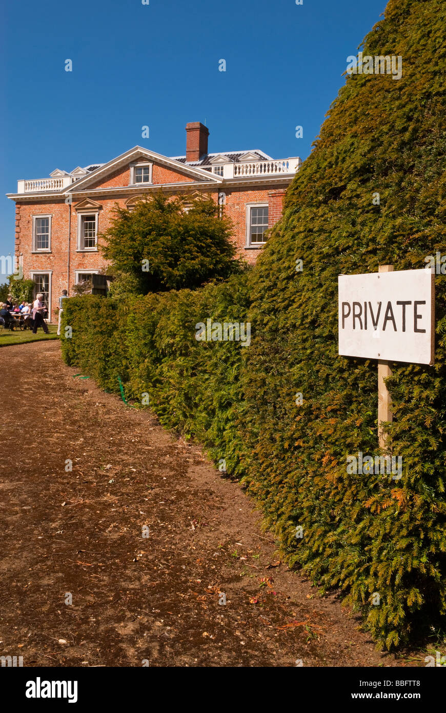 Die offenen Gärten der Sotterley Hall in Suffolk, Uk, ein