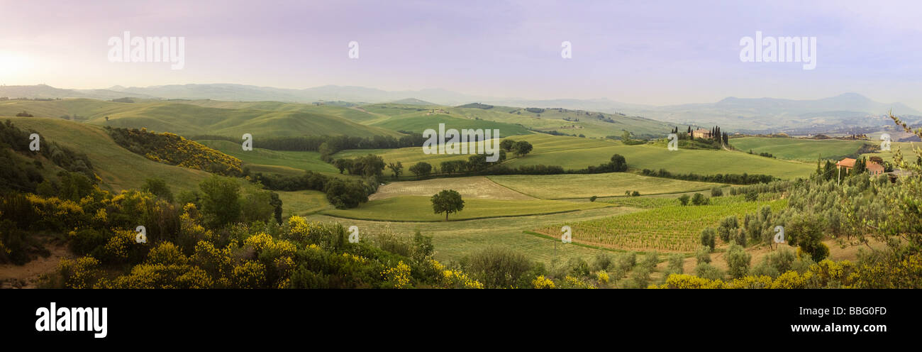 Italienische Landschaft Stockfoto