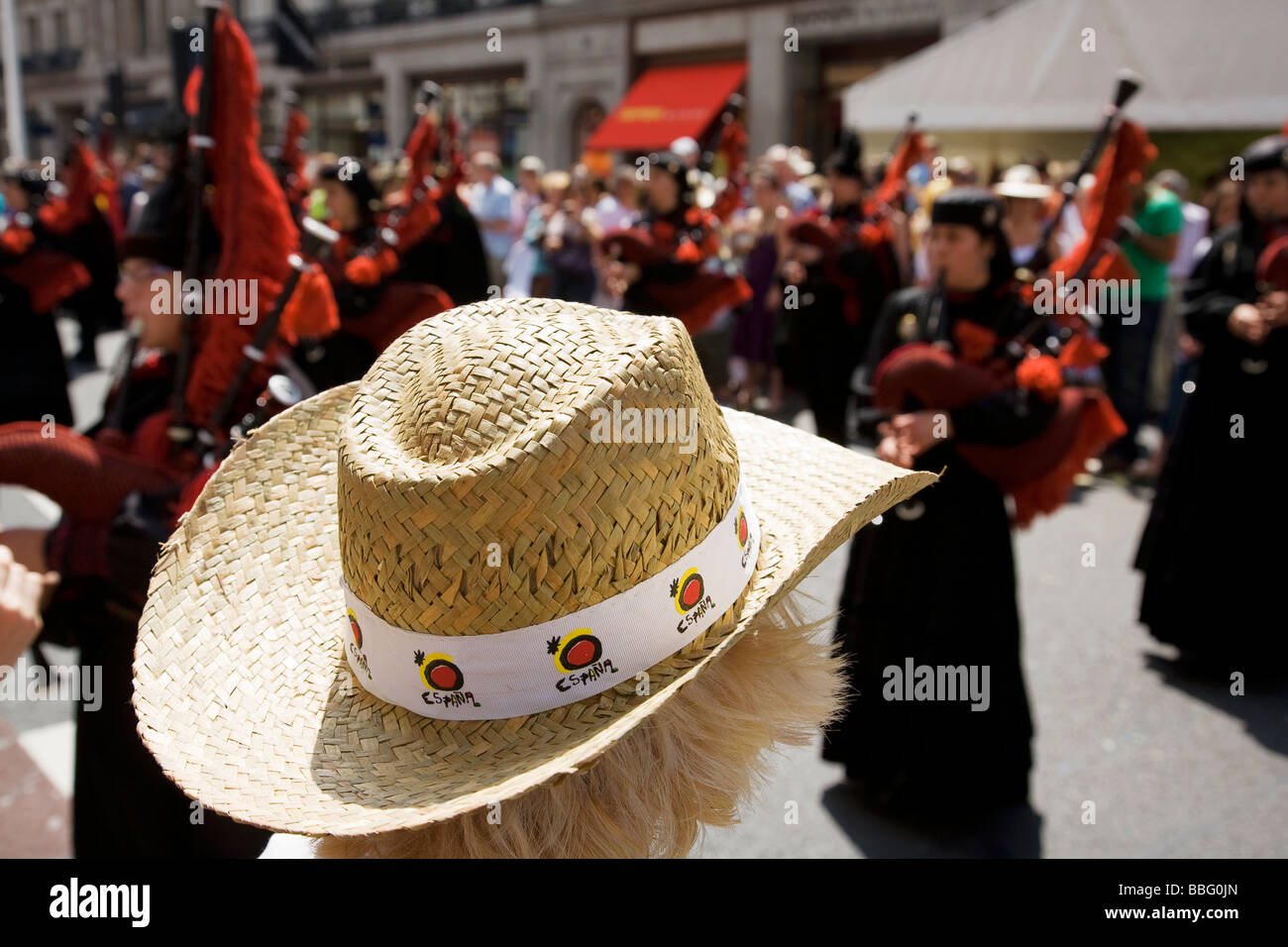 Einen Vorgeschmack auf Spanien-Festival in der Regent Street London 31.. Mai 2009 Stockfoto