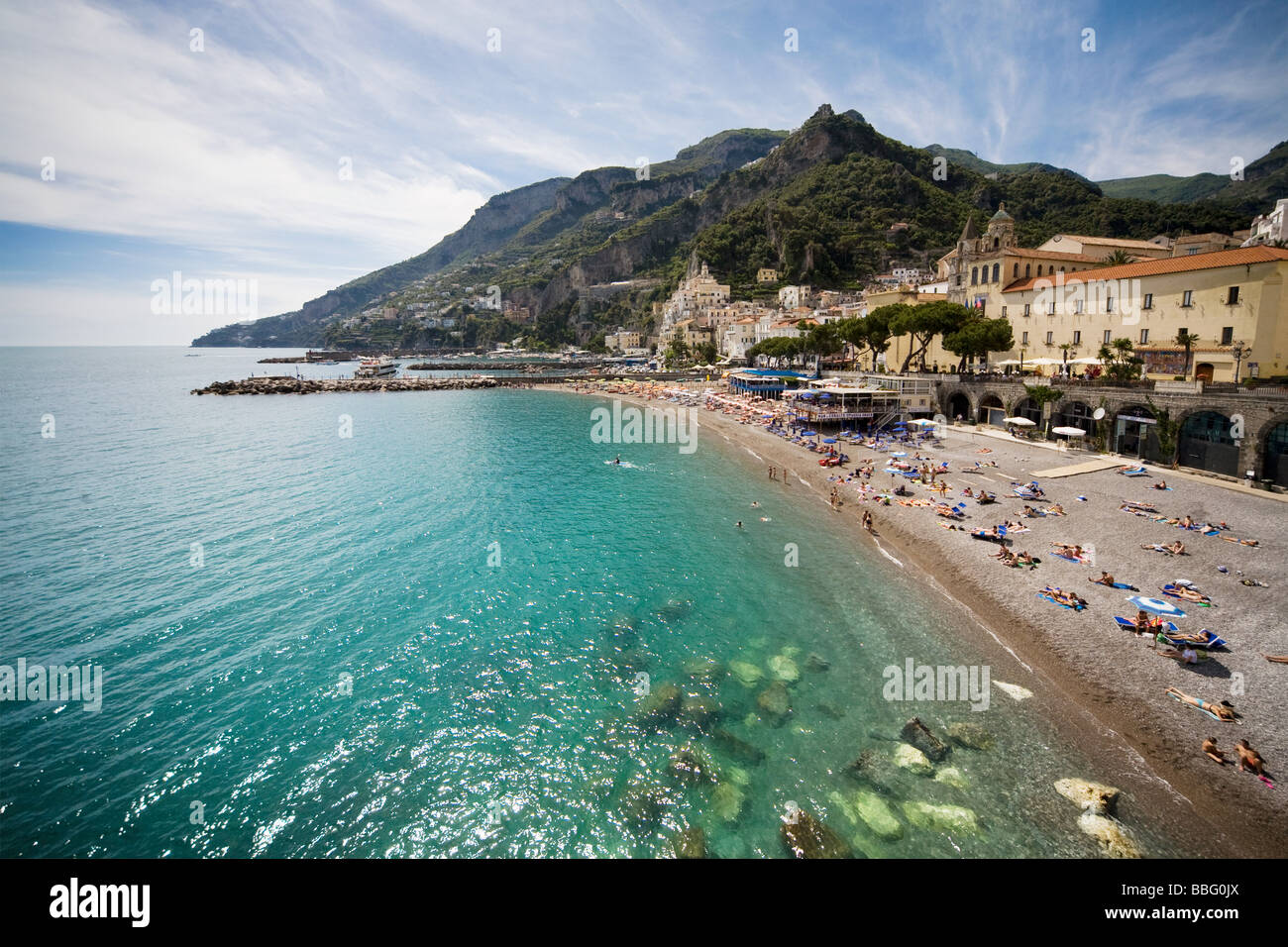 Amalfi-Küste Stockfoto