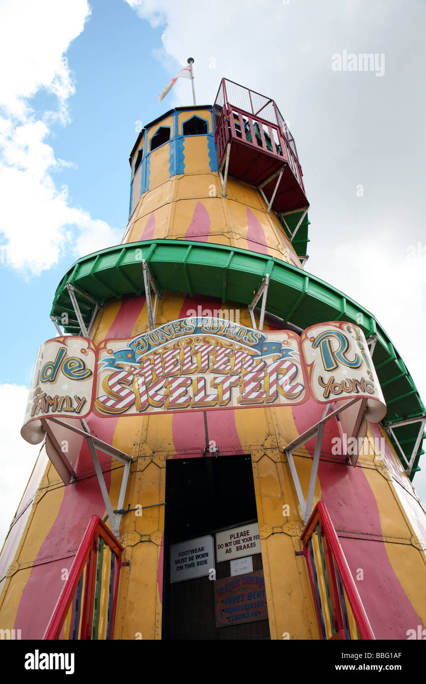 Antike Helter Skelter im Black Country Living Museum in W Midlands Stockfoto