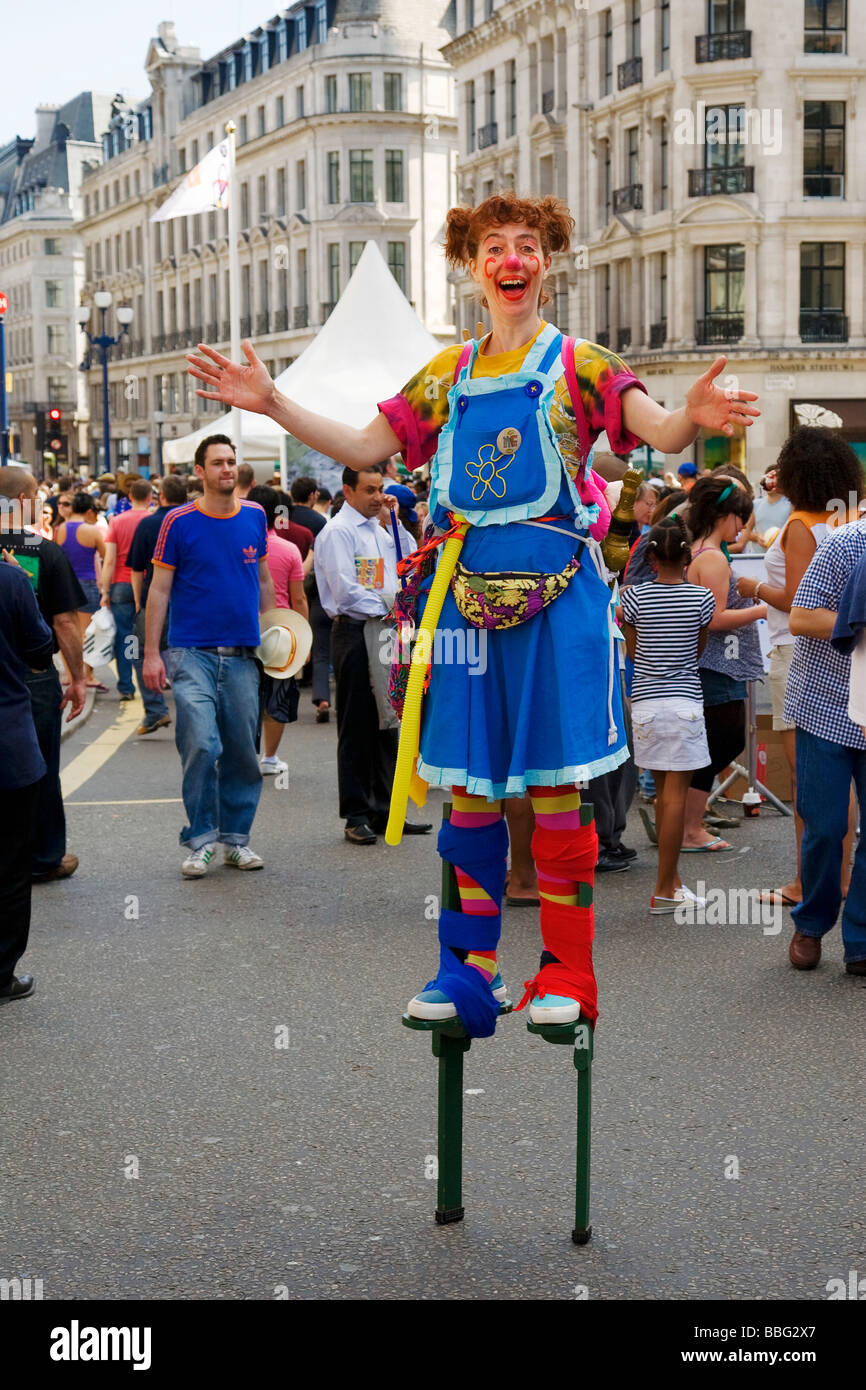 Einen Vorgeschmack auf Spanien-Festival in der Regent Street, London 31.. Mai 2009 Stockfoto
