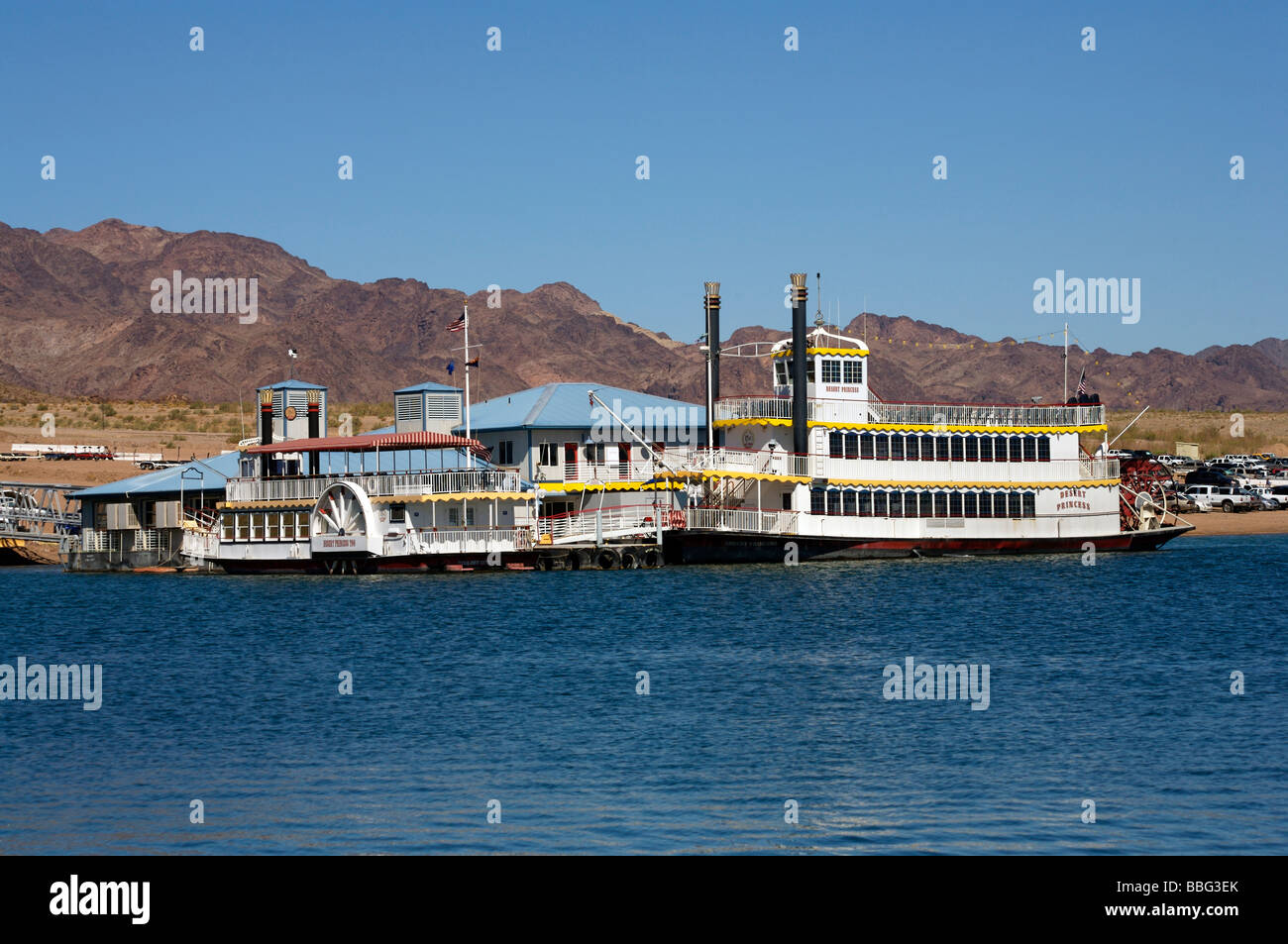 Lake Mead Nevada Desert Princess Ausflugsschiff Stockfoto