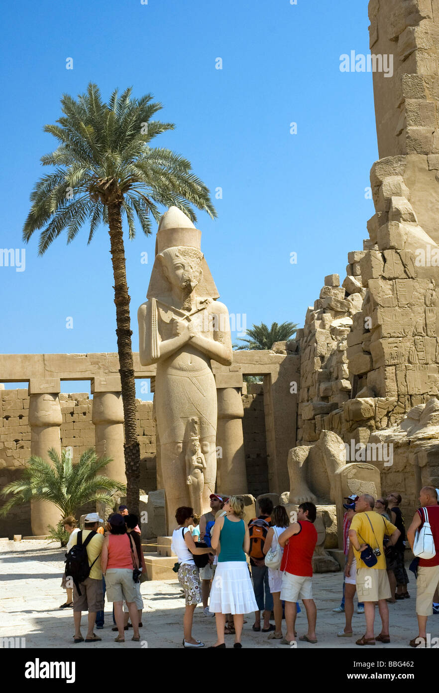 Luxor, Karnak-Tempel Stockfoto