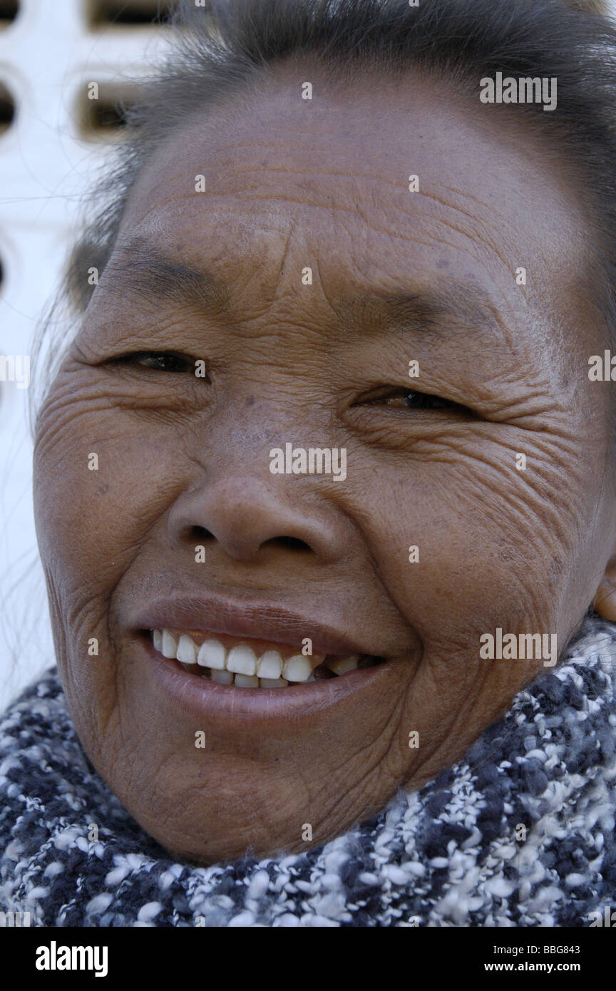 Mongolische Bevölkerung von Ulaan Baatar (Ulan Bator), Mongolei Stockfoto