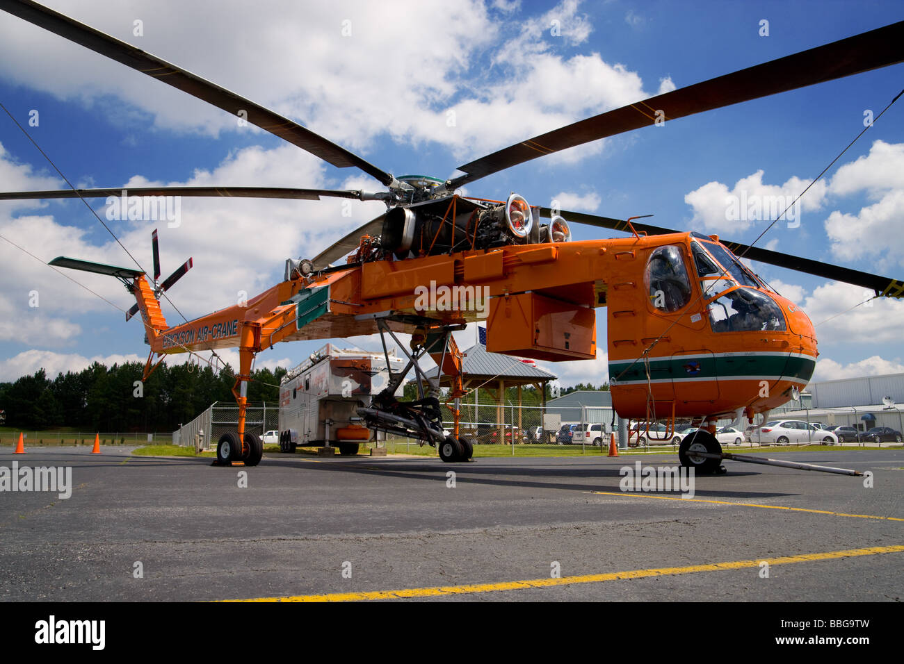 Sikorsky Himmel Kran Hubschrauber Stockfoto