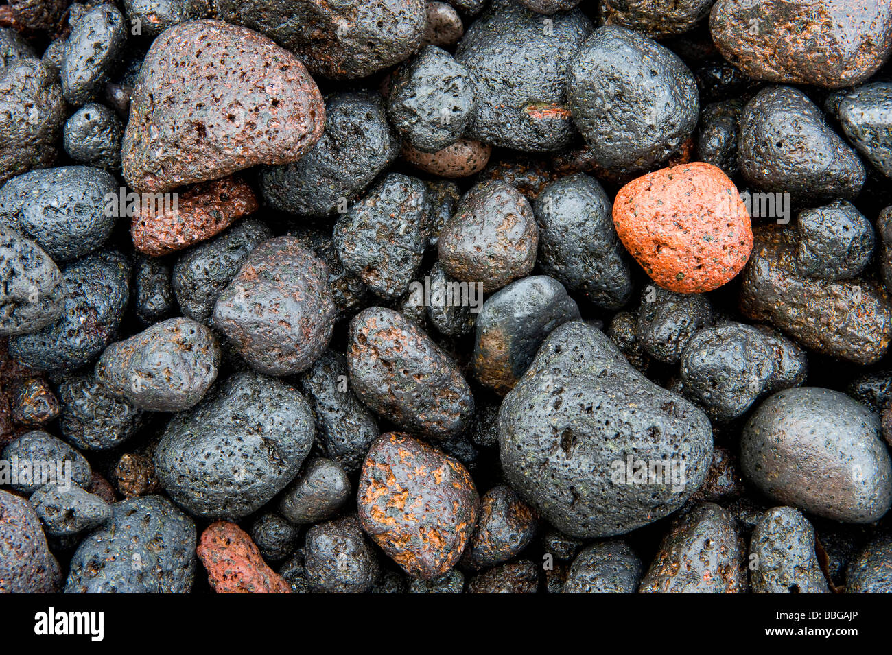 Bims-Steinen, Italien, Stromboli, Liparic Inseln Stockfoto