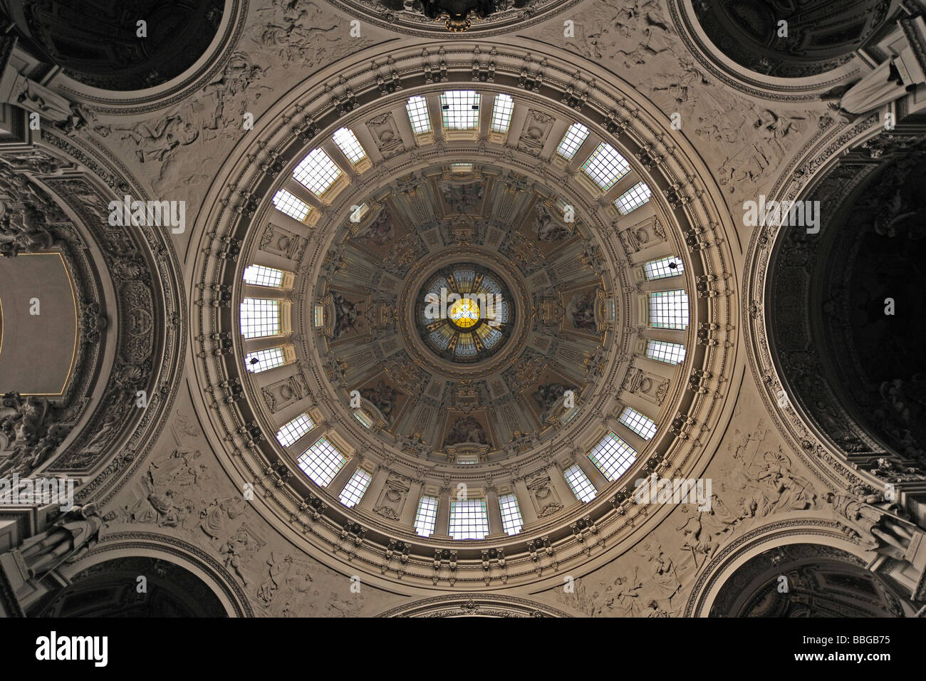 Kuppel des Berliner Dom, Berlin, Deutschland, Europa Stockfoto