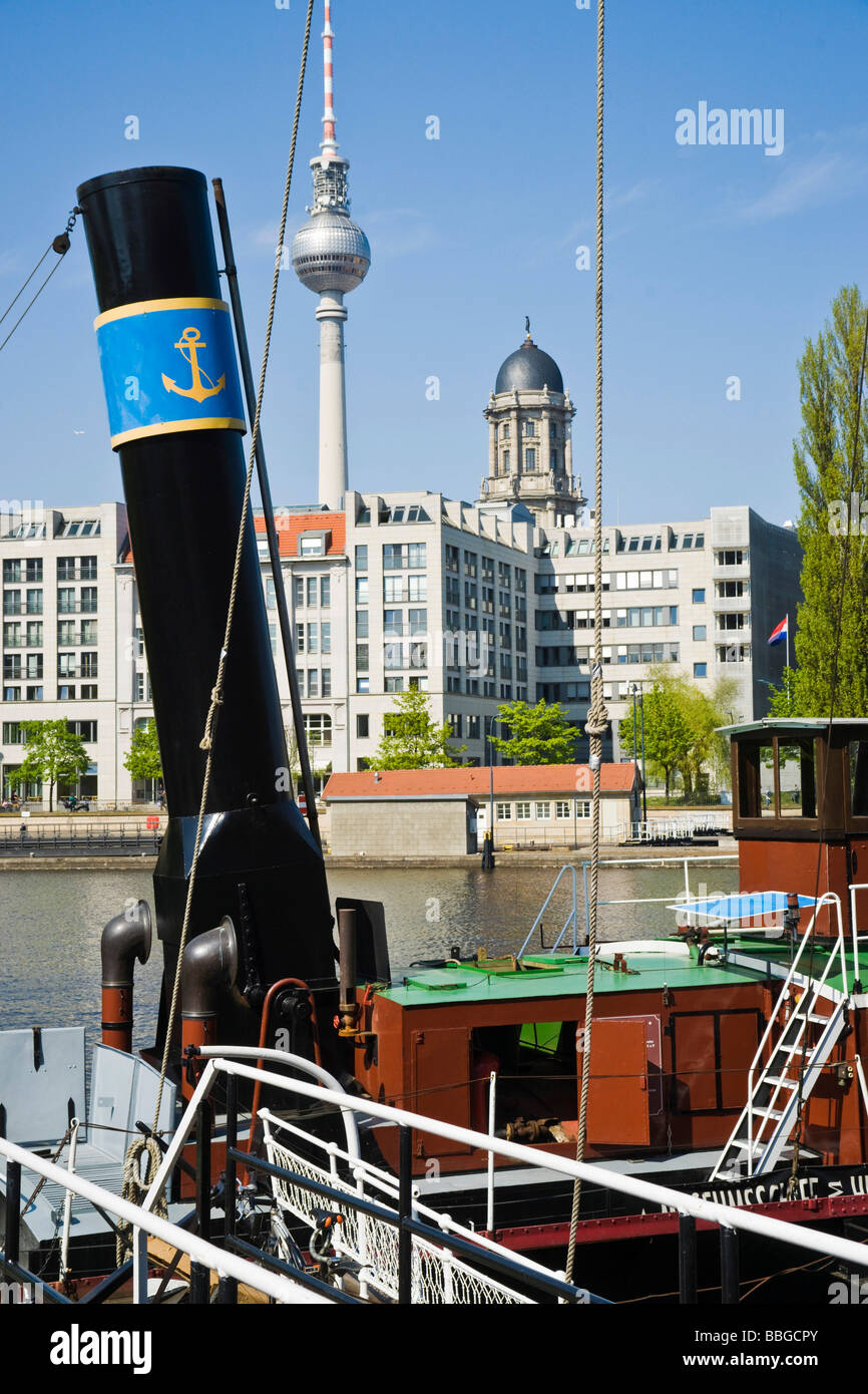 Historischer Hafen, Berlin, Deutschland, Europa Stockfoto