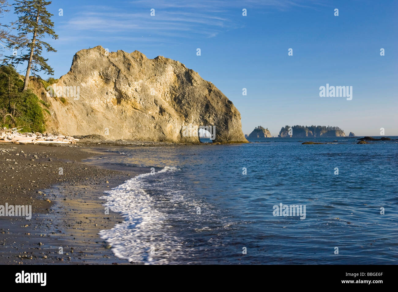 Rialto Strand, Westküste, Olympic Peninsula, Olympic Nationalpark, Washington, USA Stockfoto