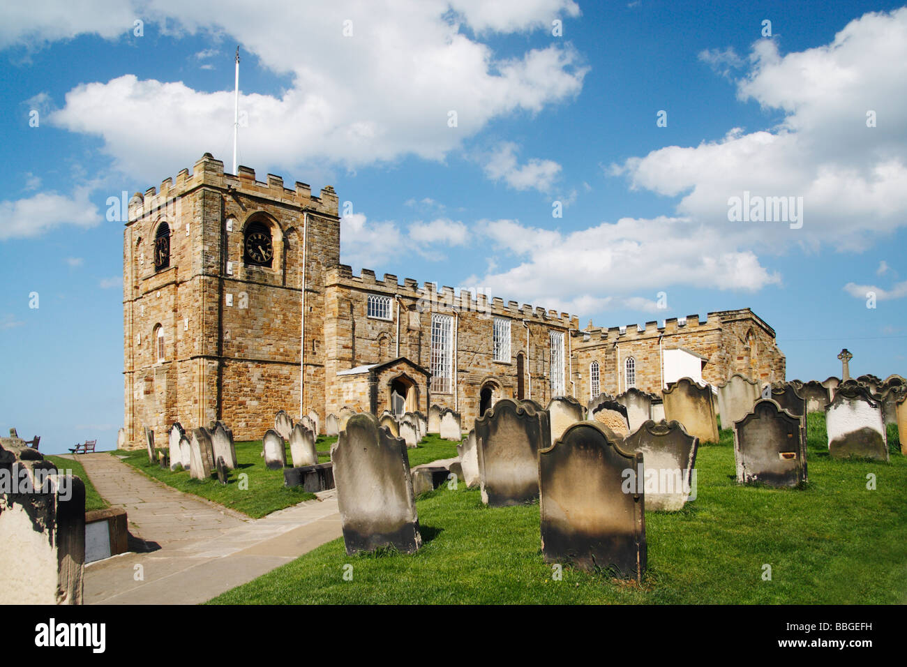 St.-Marien Kirche in der Nähe von Whitby Abbey, North Yorkshire, England, UK Stockfoto