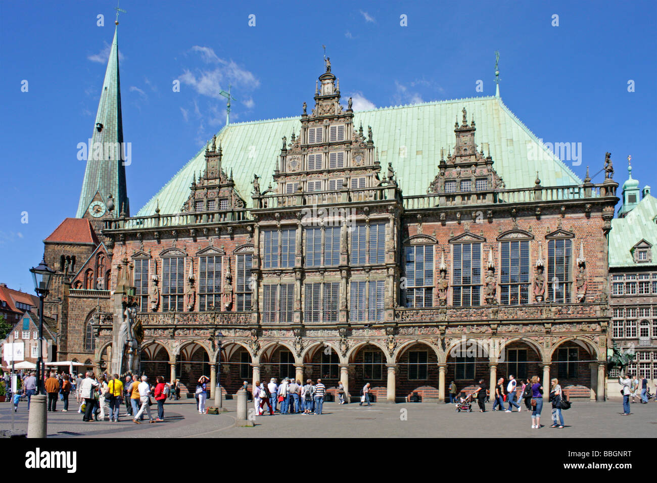 Rathaus von Bremen in Norddeutschland Stockfoto