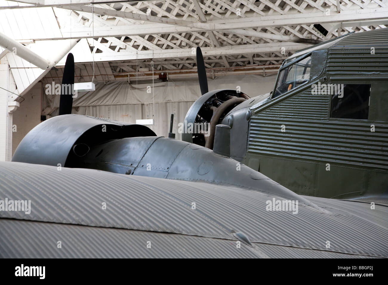 Imperial War Museum in Duxford Cambridge, enthält eine riesige Auswahl an das Welten-Flugzeug und auch eine funktionierende Landebahn, England Stockfoto