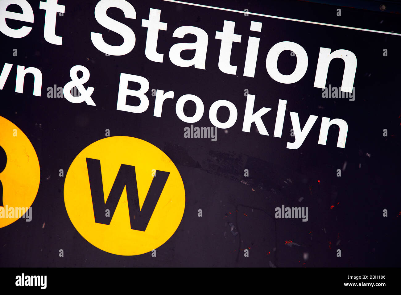 U-Bahn Station Brooklyn, New York Stockfoto