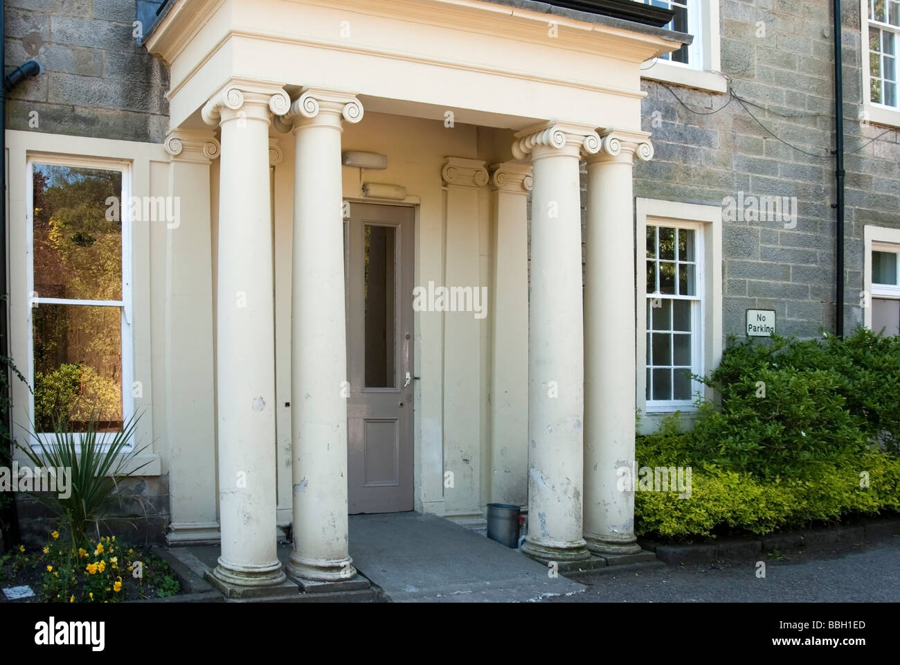 Der Portikus Colzium Haus Schottlands Stockfoto