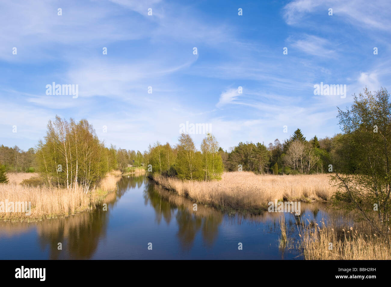 Hiesige Landschaft Aland-Finnland Stockfoto