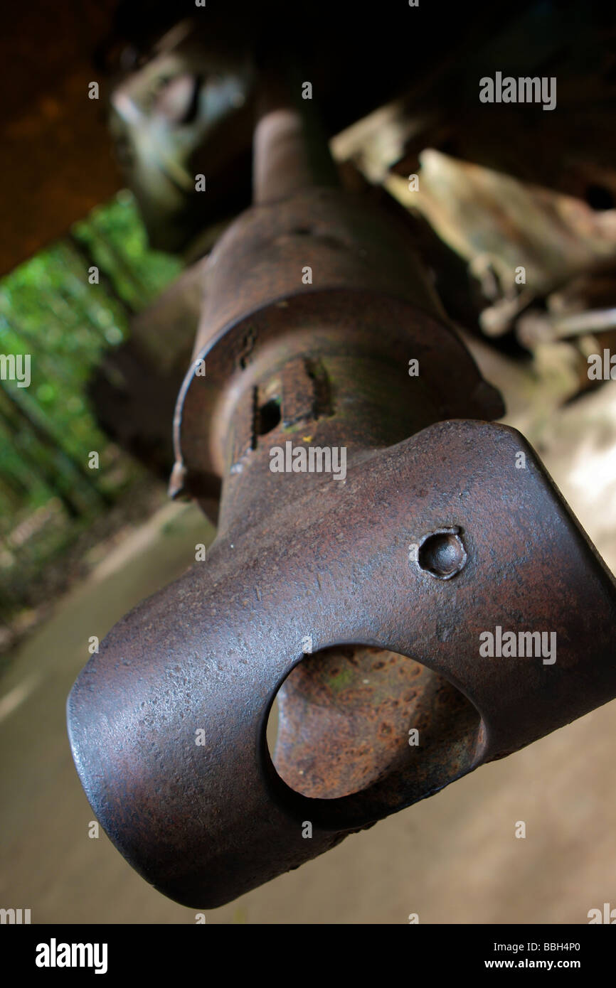 Tank Kanon in cu chi Stockfoto