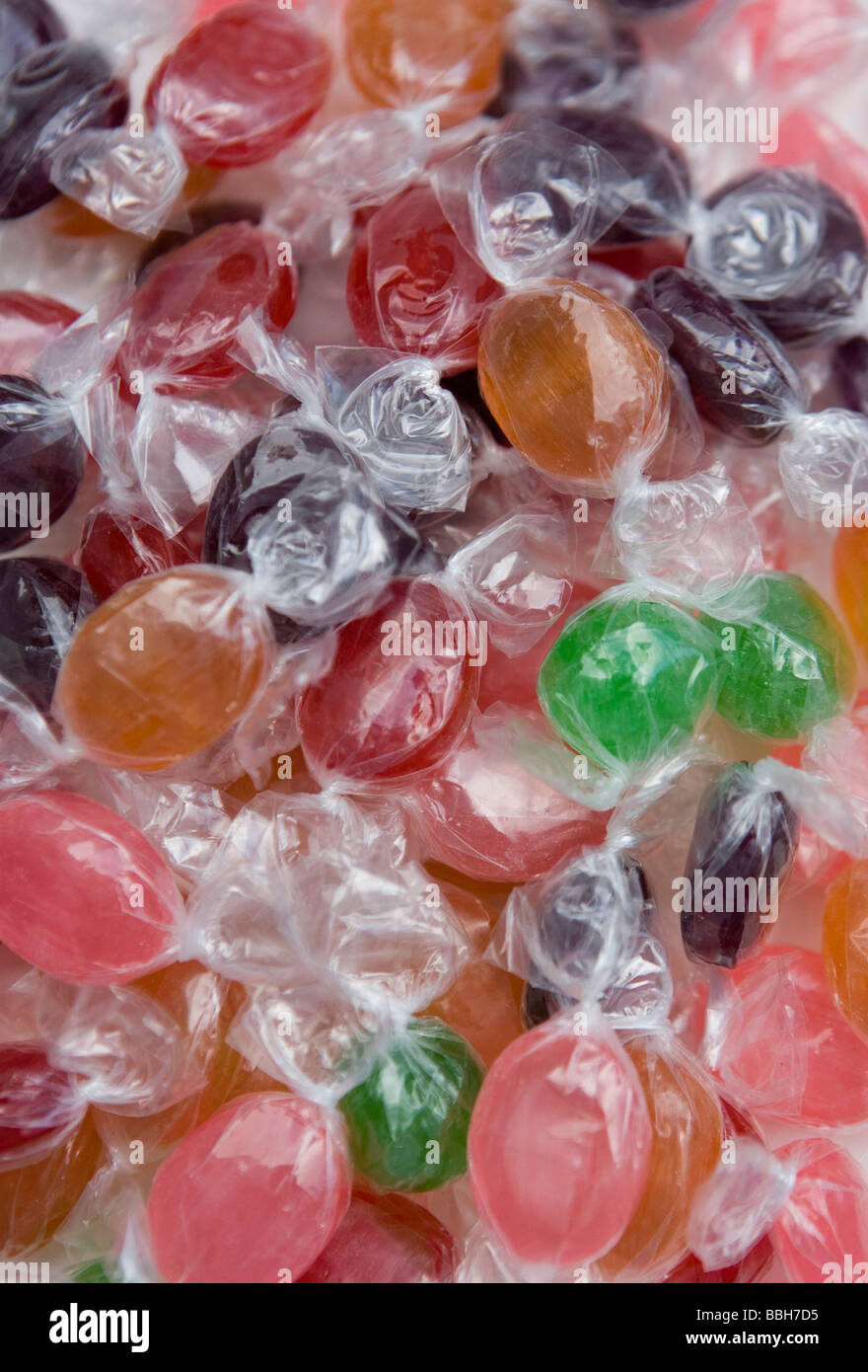 Hard Candy Candy-Verkäufe in den USA blieben trotz stark eine Preiserhöhung auf Süßigkeiten auf der ganzen Linie. Stockfoto
