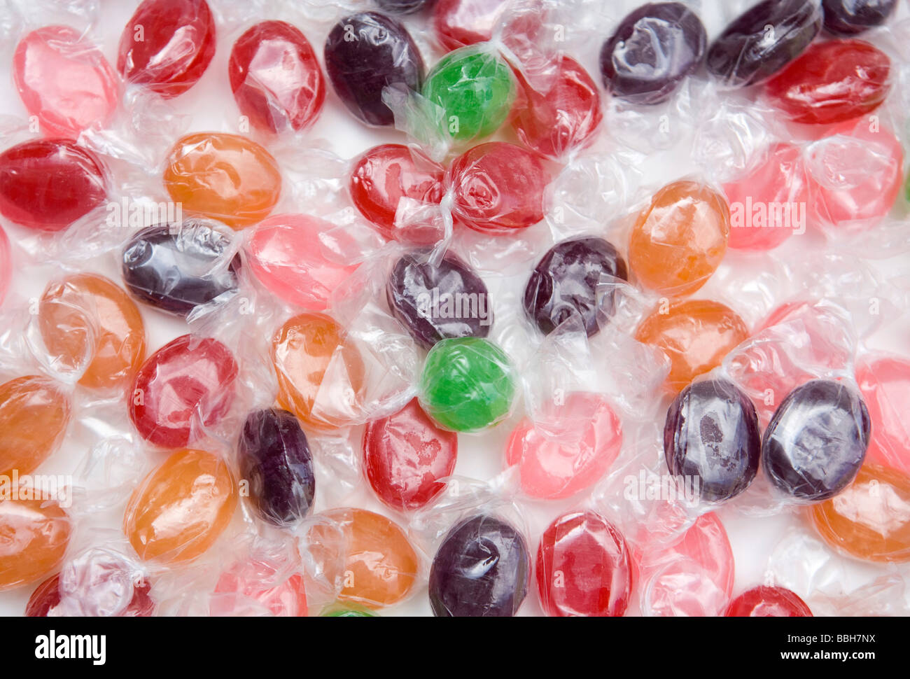 Hard Candy Candy-Verkäufe in den USA blieben trotz stark eine Preiserhöhung auf Süßigkeiten auf der ganzen Linie. Stockfoto
