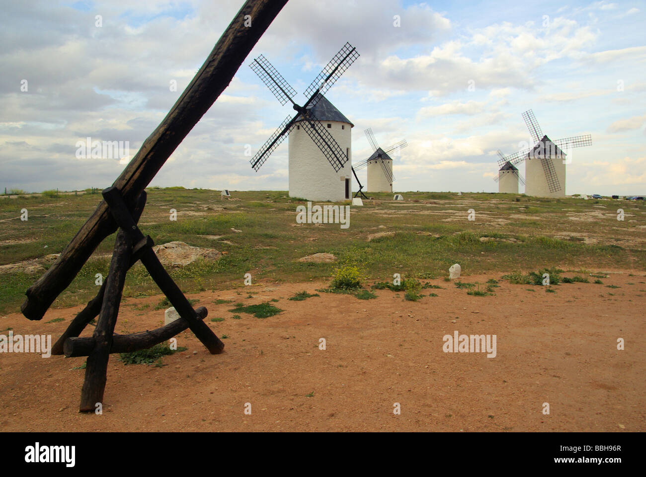 Campo de Criptana Windmühle Campo de Criptana Windmühle 03 Stockfoto