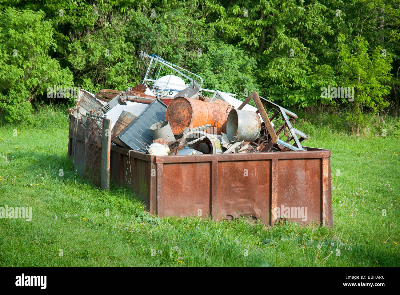 Abfallbehälter Stockfoto