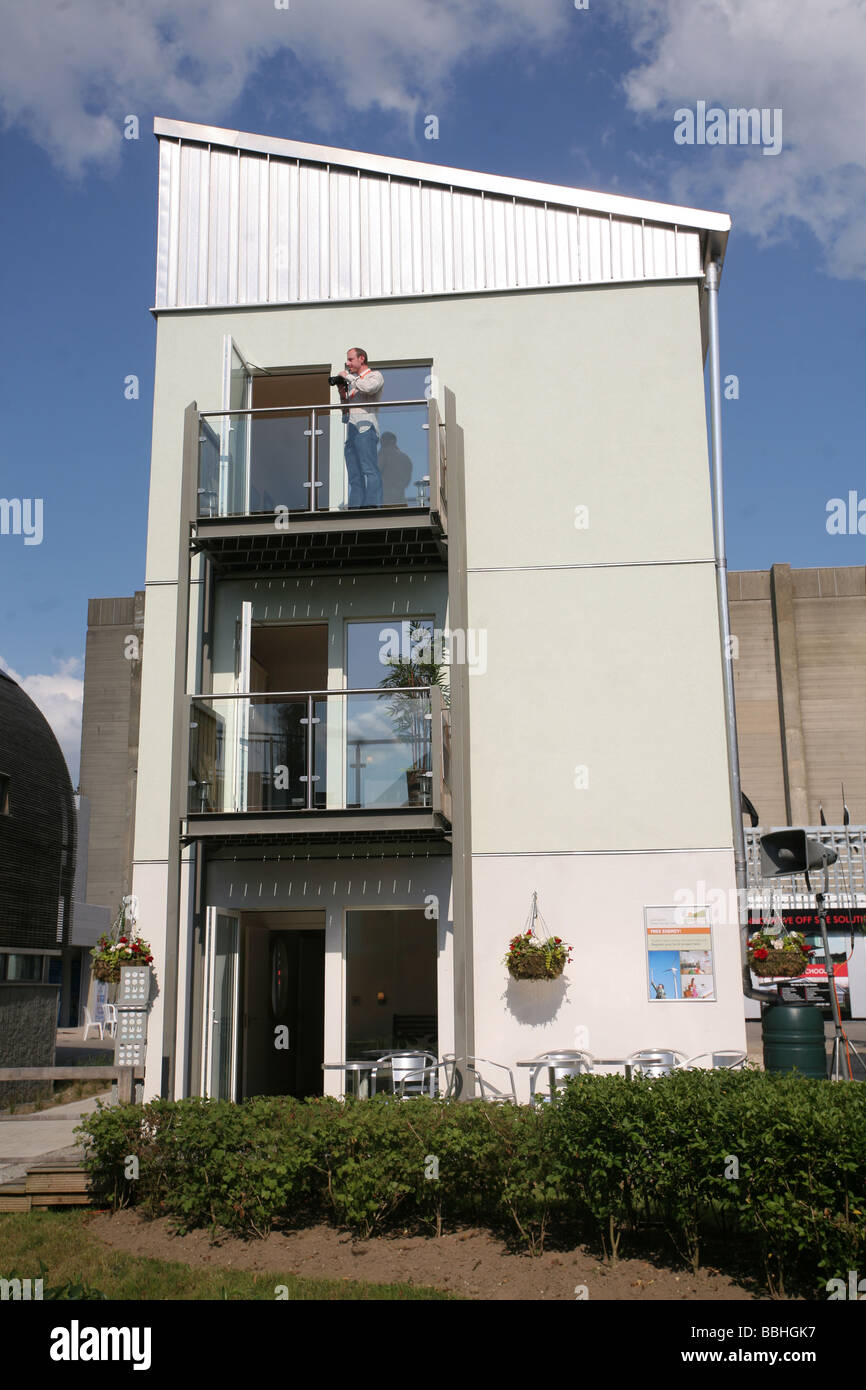 Low Carbon Home von EcoTech, InSite09 nachhaltigen Wohnungsbau Ausstellung, Watford, UK Stockfoto