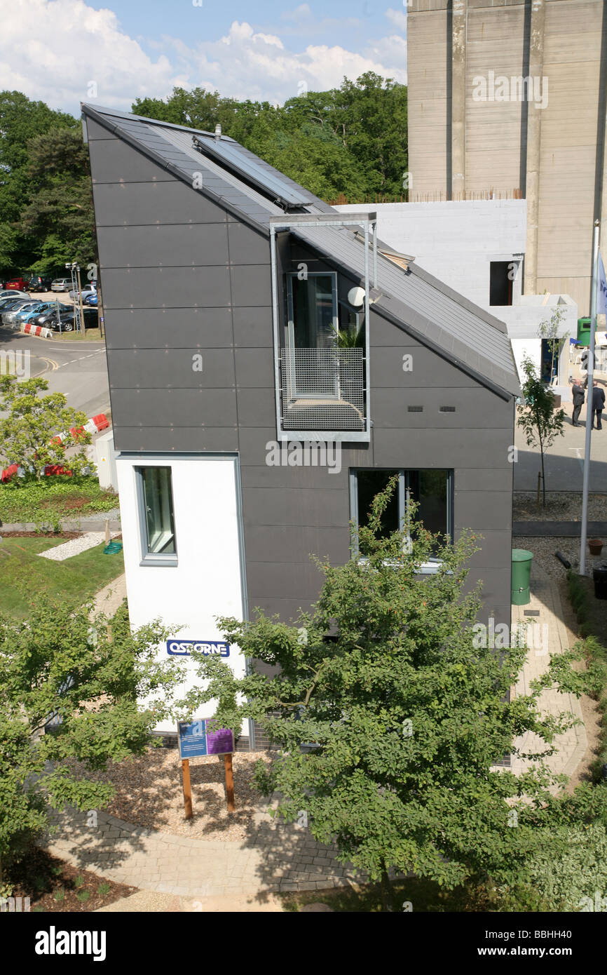 Osborne-CO2-Haus, entworfen von, InSite09 nachhaltigen Wohnungsbau Ausstellung, Watford, UK Stockfoto