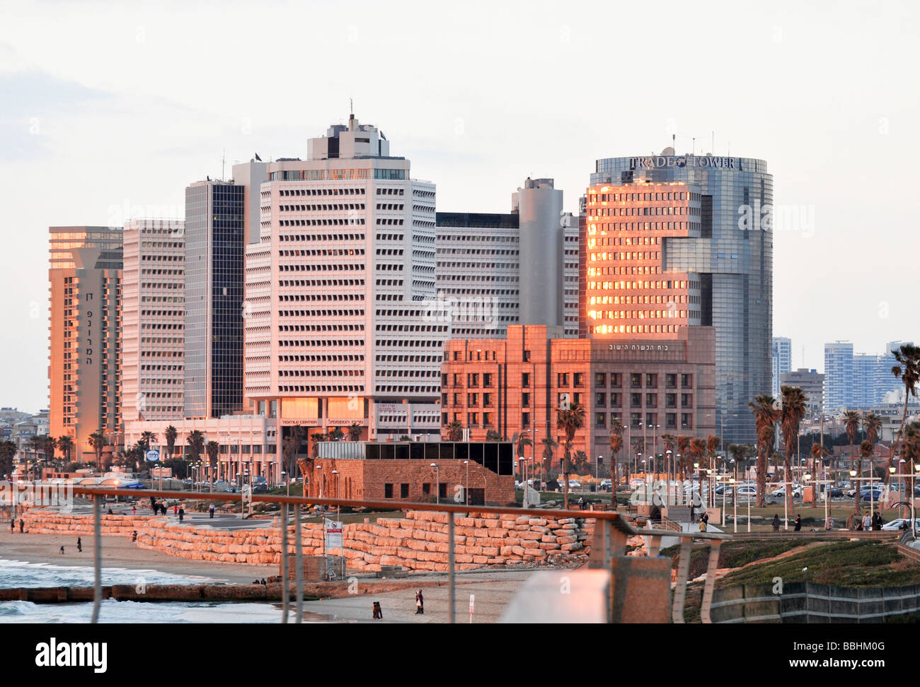 Israel Tel Aviv Strand Stockfoto