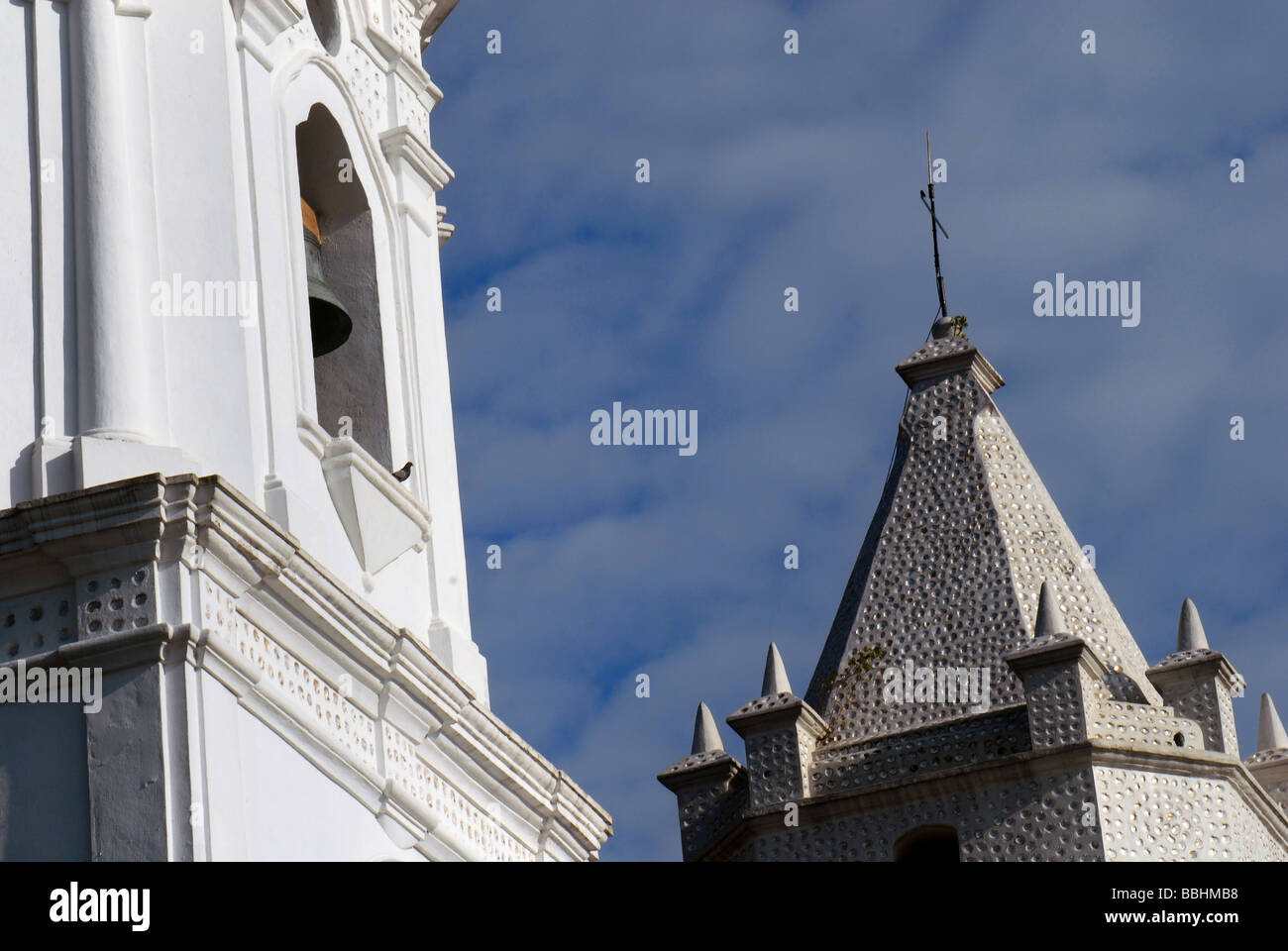 Nahaufnahme Bild einer Panama-Kathedrale Stockfoto