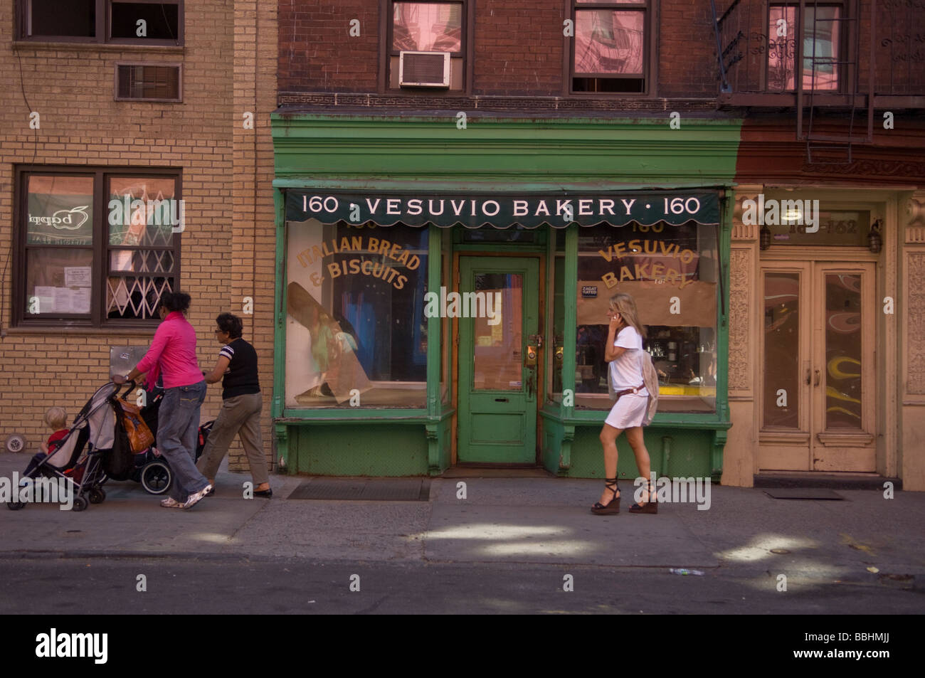 Vesuvio Bäckerei im New Yorker Stadtteil Soho auf Donnerstag, 21. Mai 2009 Frances Roberts Stockfoto