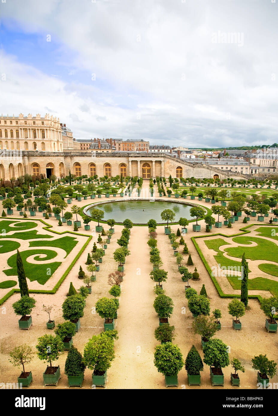 Garten Eines Schloss Versailles Paris Frankreich Stockfotografie Alamy