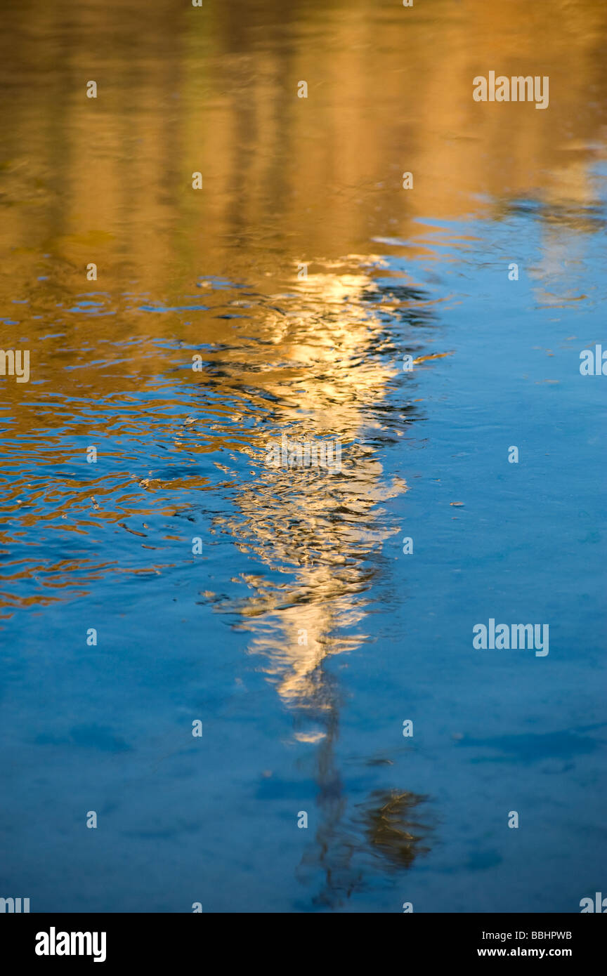 Reflexionen auf dem Wasser Stockfoto