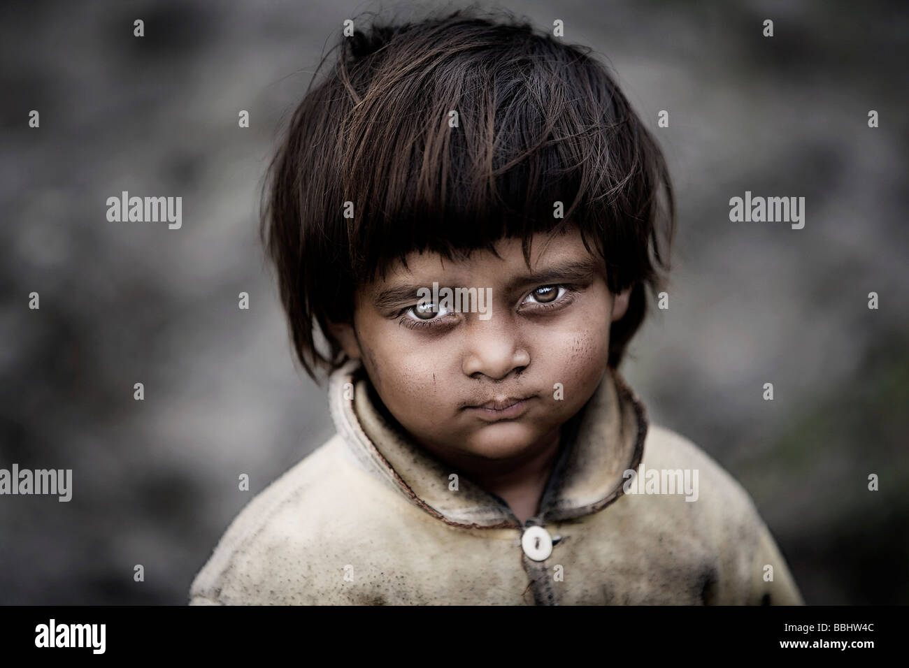 Pokhara, Nepal; Porträt eines jungen Mädchens Stockfoto