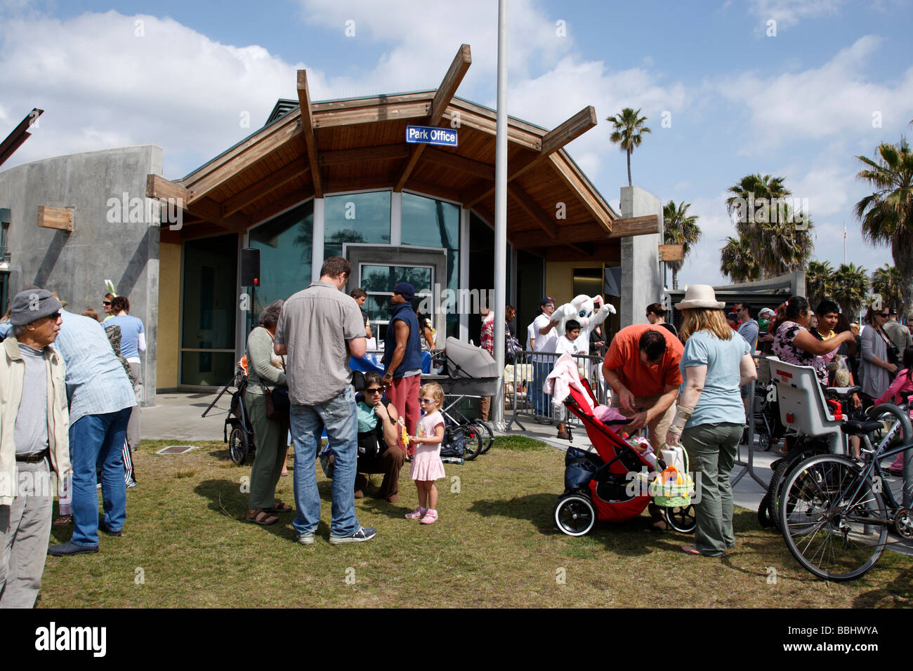 Das Erholungszentrum am Venice Beach Los Angeles Kalifornien Stockfoto
