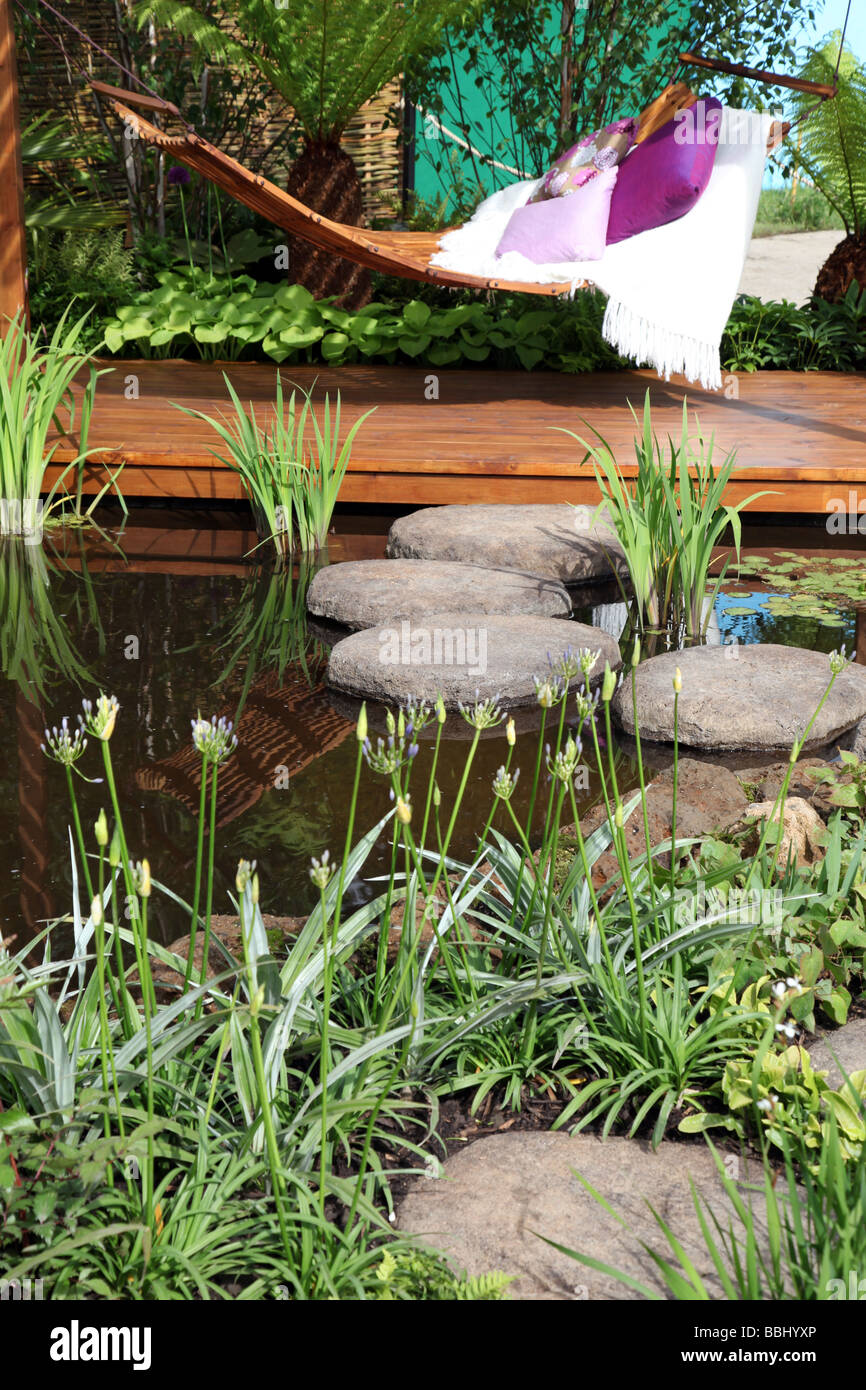 Wassergarten Frazer McDonogh Irland Stockfoto