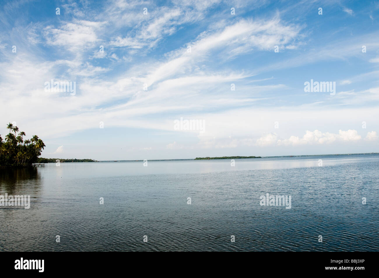 Backwaters von Kerala, Indien, Asien Stockfoto