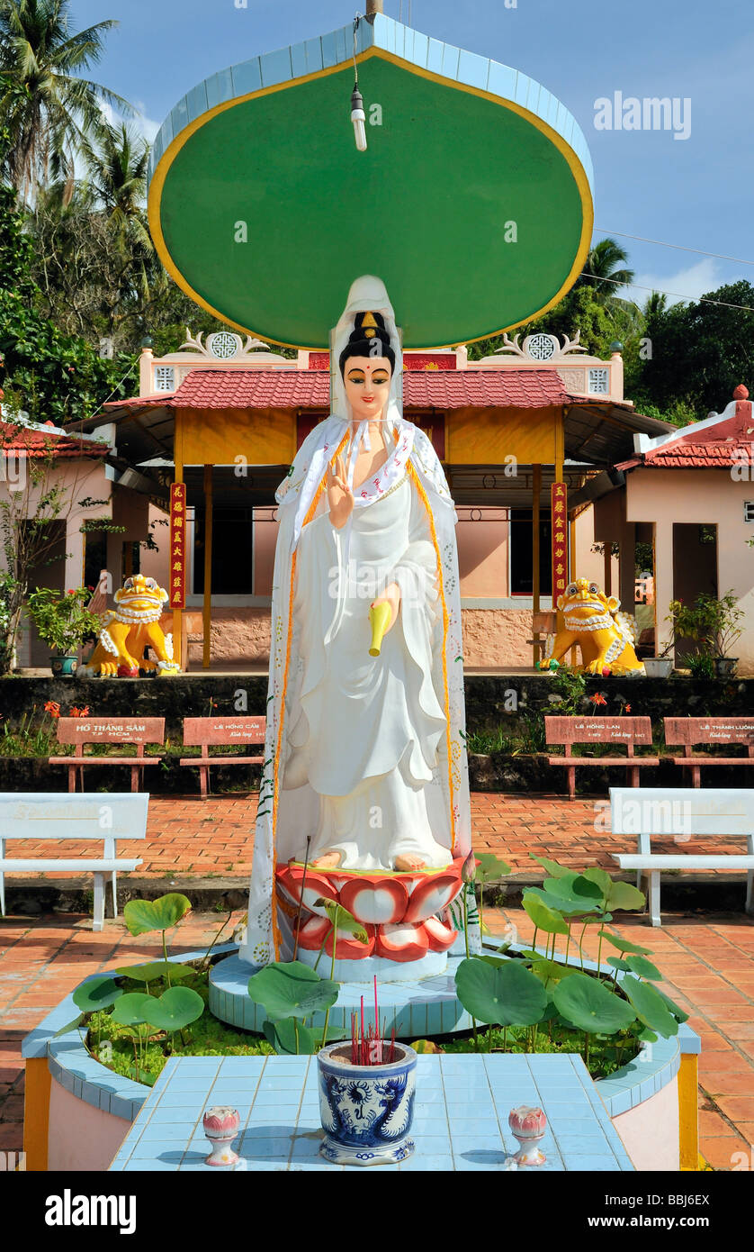 Buddha-Statue in Duong Dong, Phu Quoc, Vietnam, Asien Stockfoto