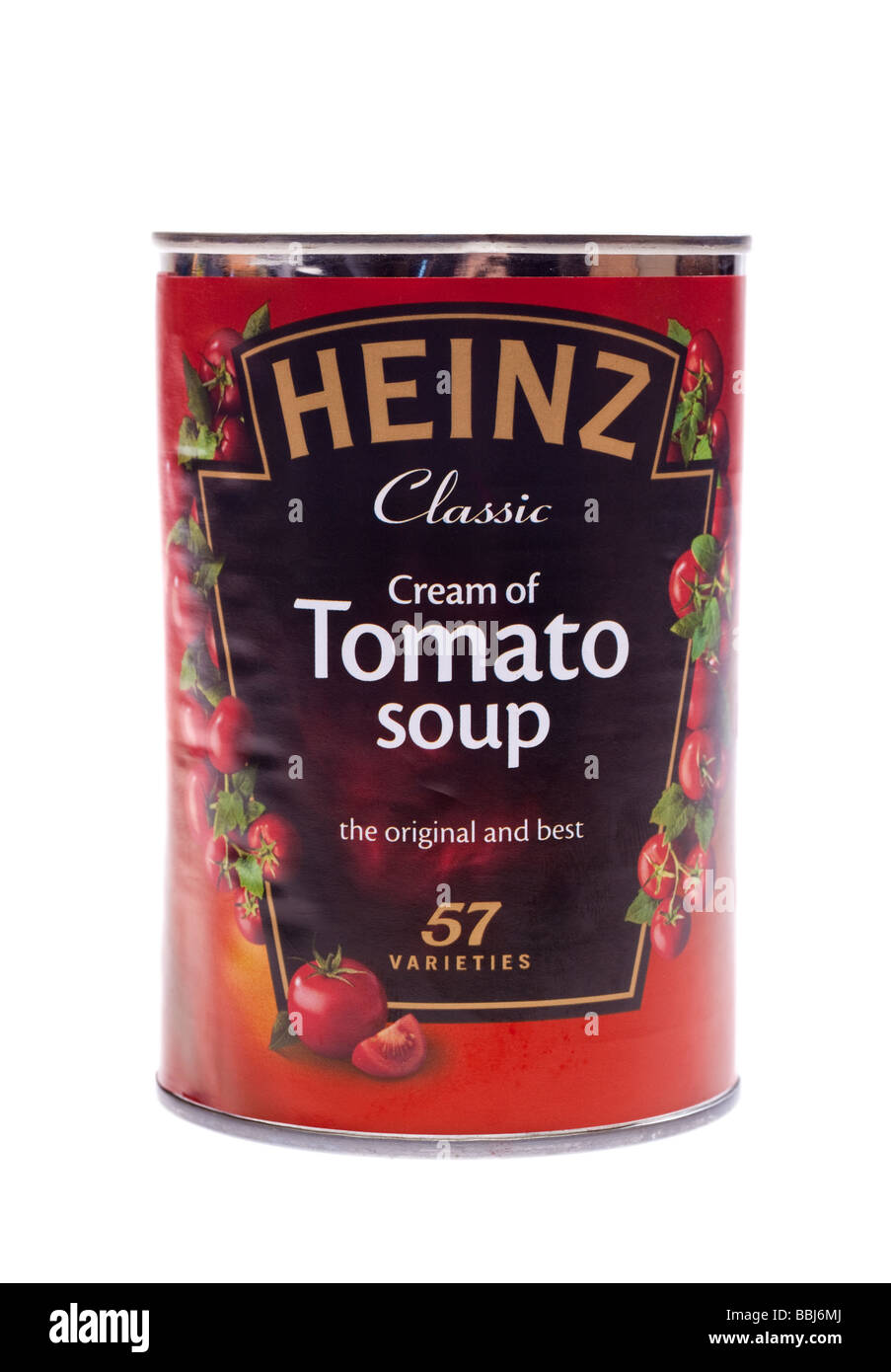 Dose mit Heinz Tomatensuppe Stockfoto