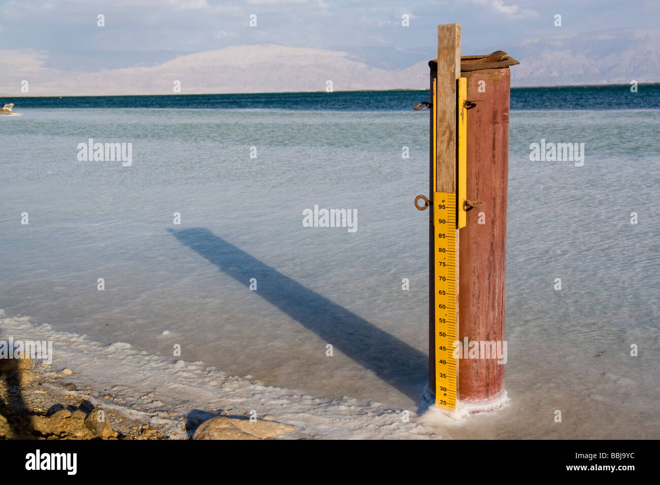 Israel das Ufer des Toten Meeres Stockfoto