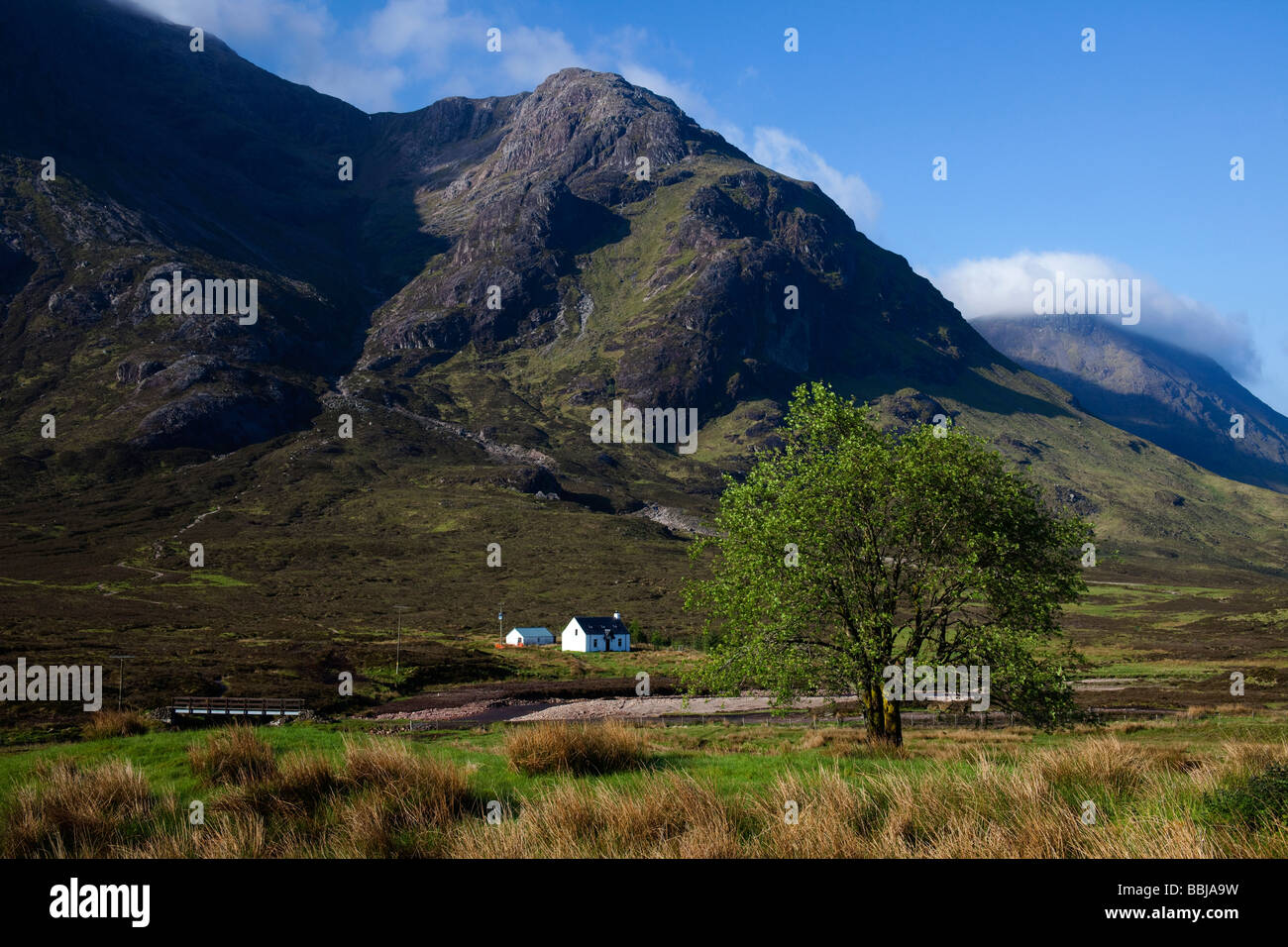 Malerische Aussicht von Glencoe, Lochaber, Schottland, UK, Europa Stockfoto