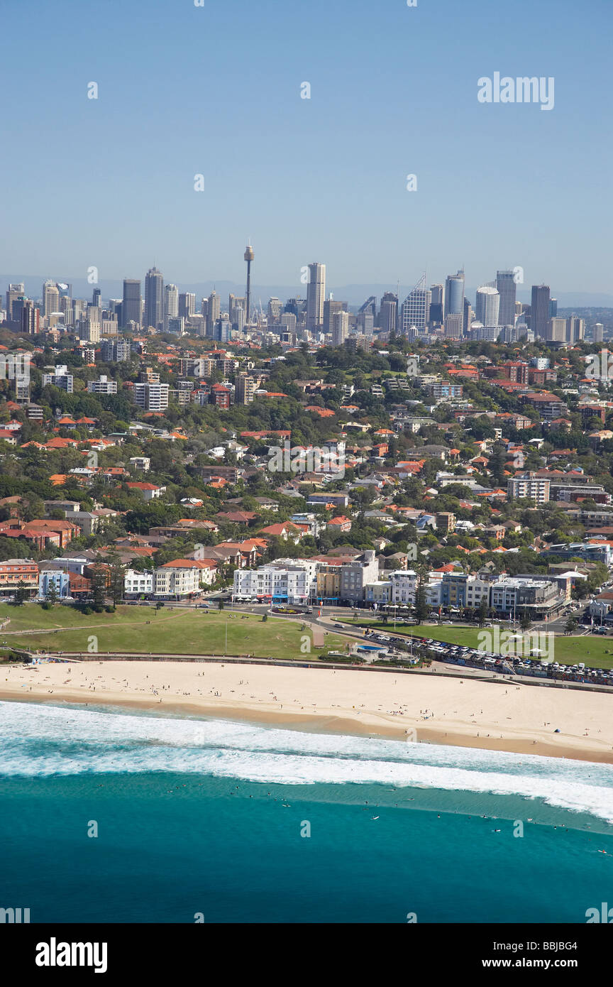 Bondi Beach Sydney New South Wales Australien Antenne Stockfoto