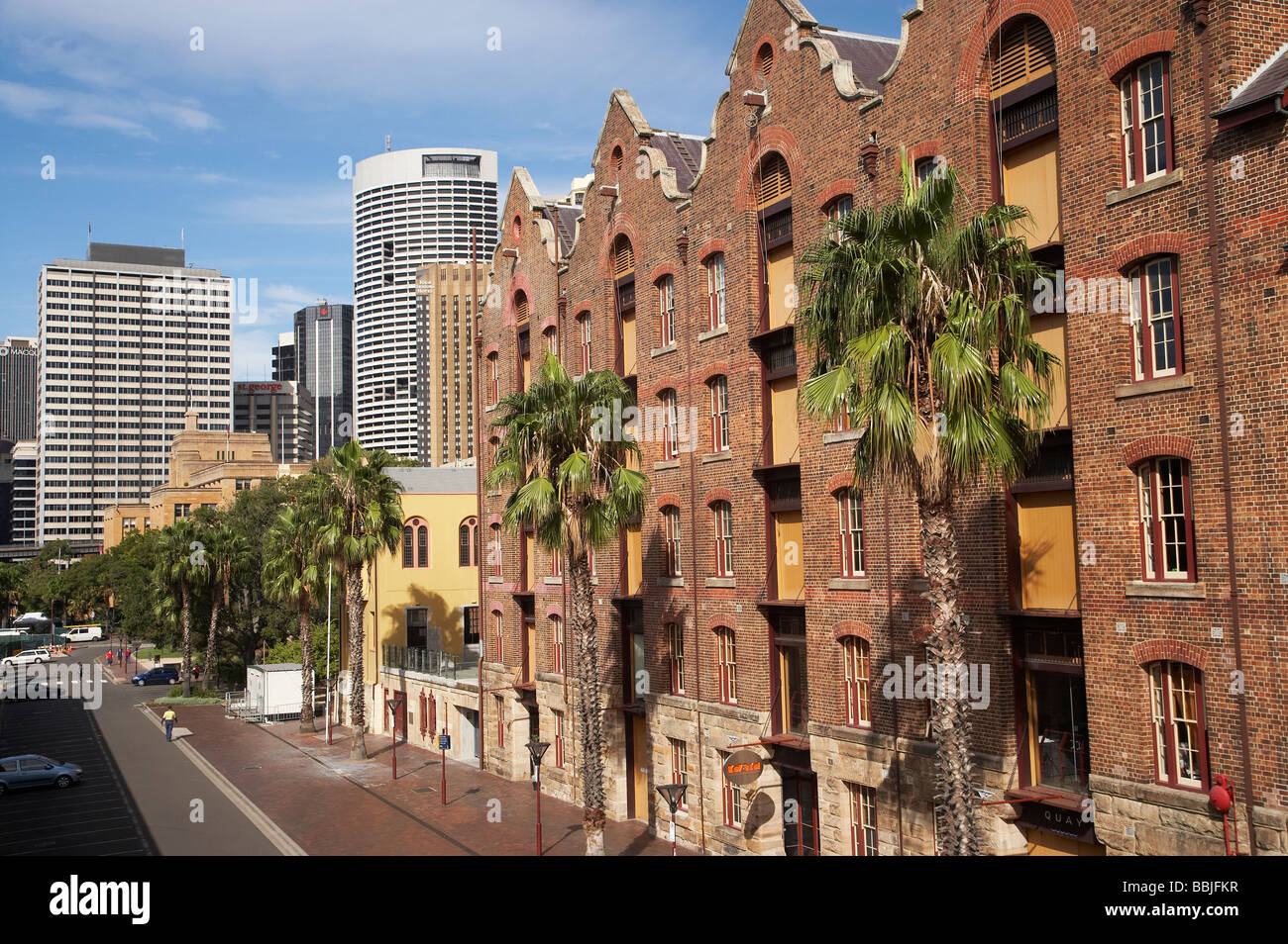 Australasian Steam Navigation Company Altbau Felsen Sydney New South Wales Australien Stockfoto