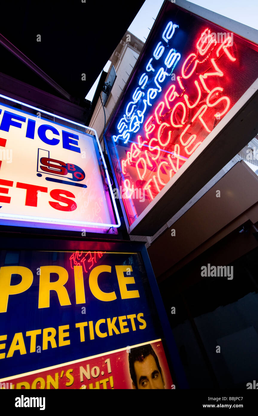 Theater-Ticket-Shop, London, UK Stockfoto