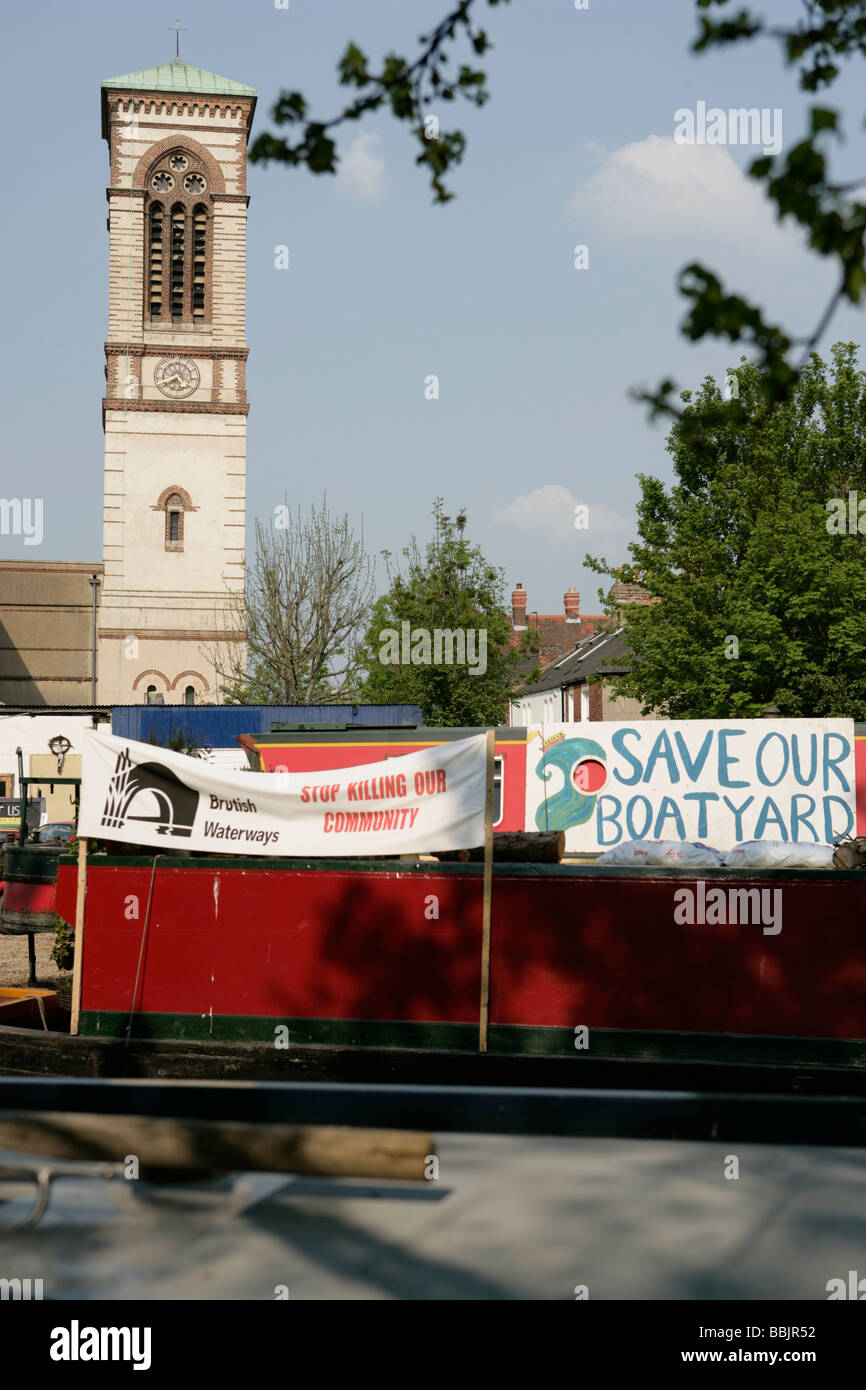 Castlemill Werft Jericho Oxford Stockfoto