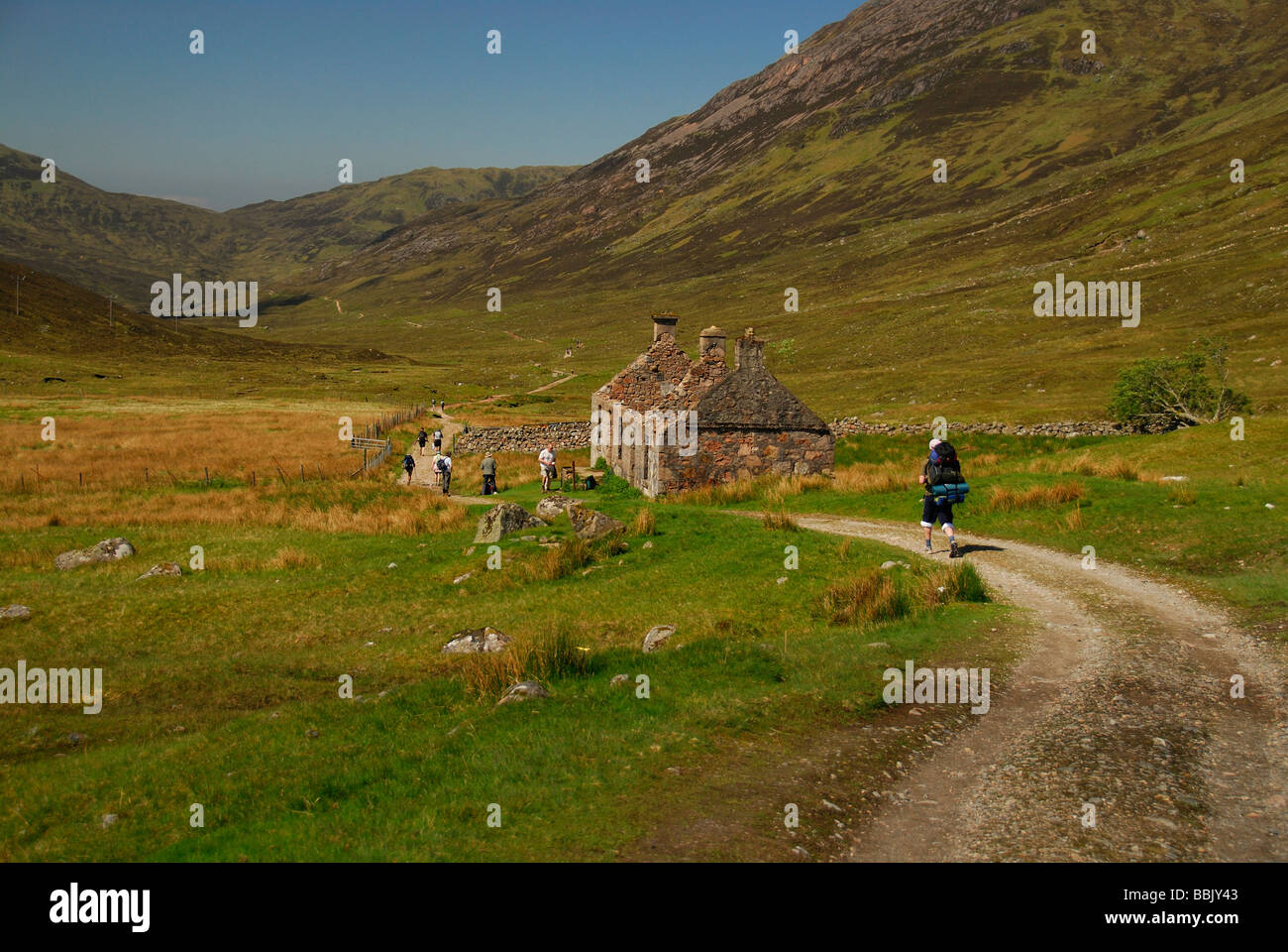 Tigh Na Sleubhaich, West Highland Way Stockfoto