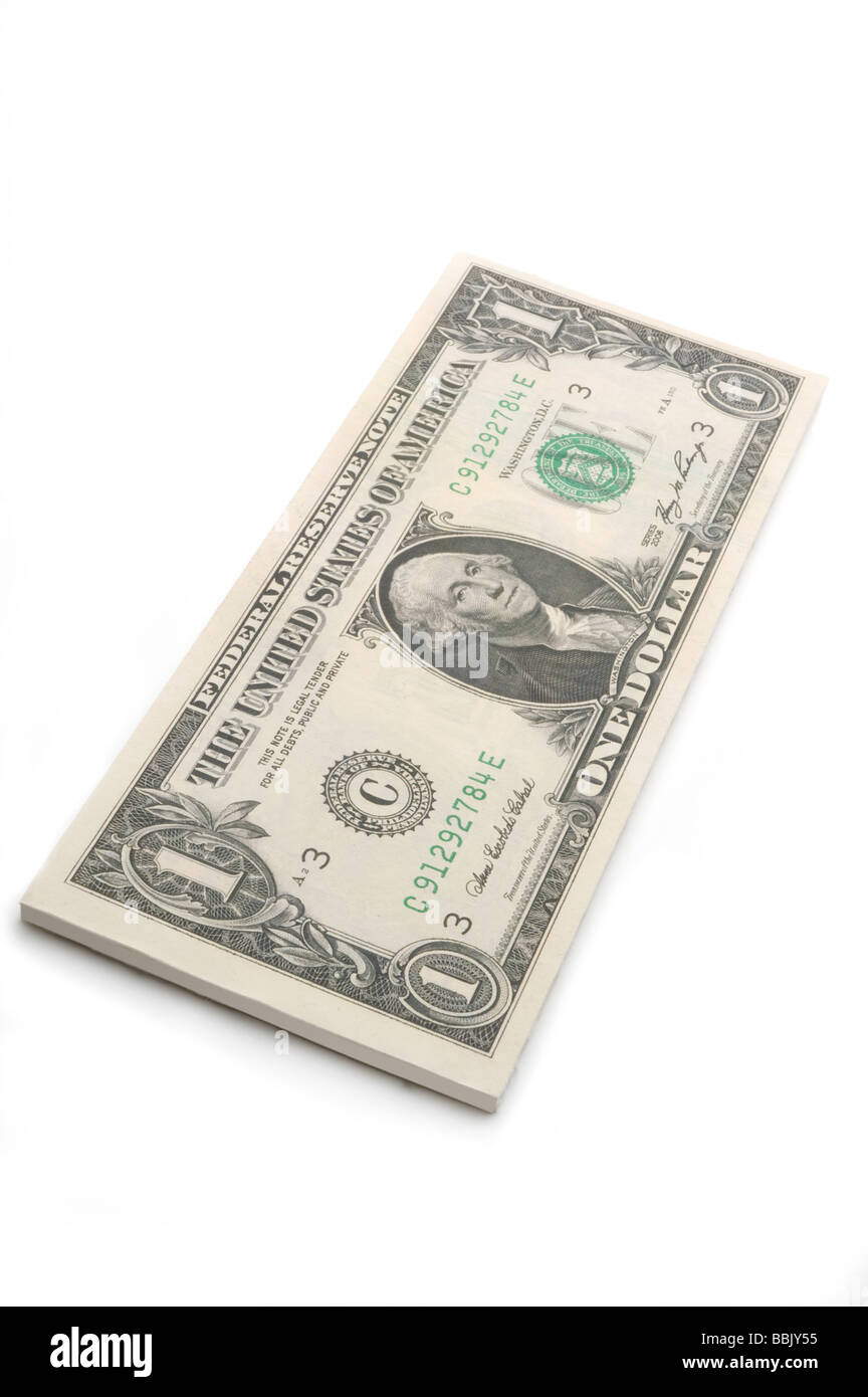 Amerikanische Dollar-Schein Stockfoto