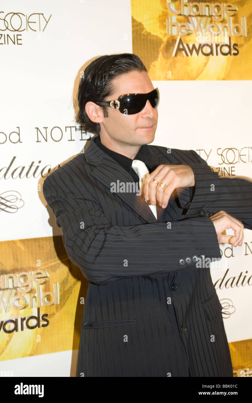 BEVERLY HILLS 31. Mai 2009 Corey Feldman Lost Boys The zwei Coreys über die Veränderung der Welt humanitäre Awards Gala statt, bei der sein Stockfoto